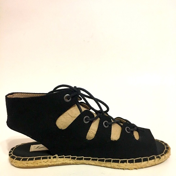 Womens Simply Vera Wang Lace Up Flat Sandals Sz 6M - Picture 4 of 12